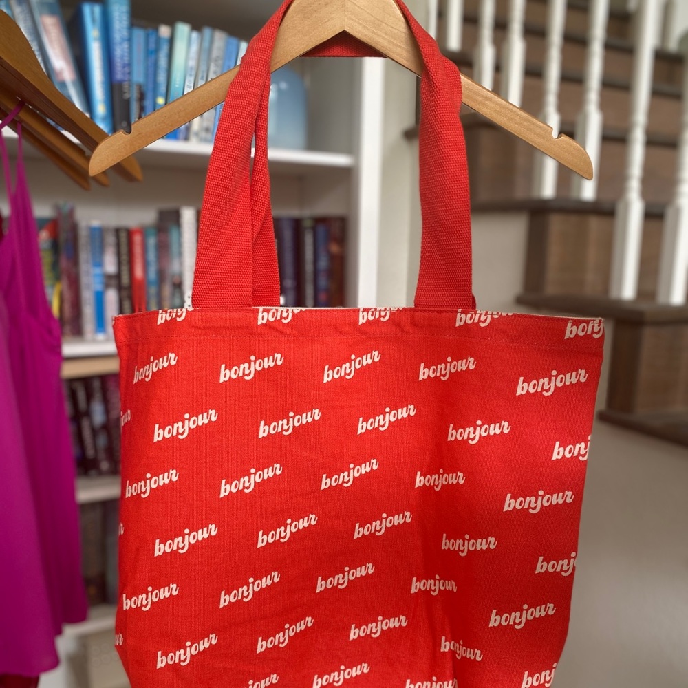 ban.do Tote Bags in Red, Green and Lavender OS